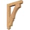 Ekena Millwork Balboa Arts & Crafts Smooth Bracket, Western Red Cedar, 3 1/2"W x 24"D x 32"H BKT04X24X32BOA03SWR - alternate 1